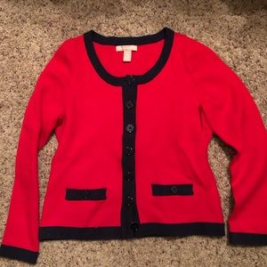 Banana Republic button up sweater